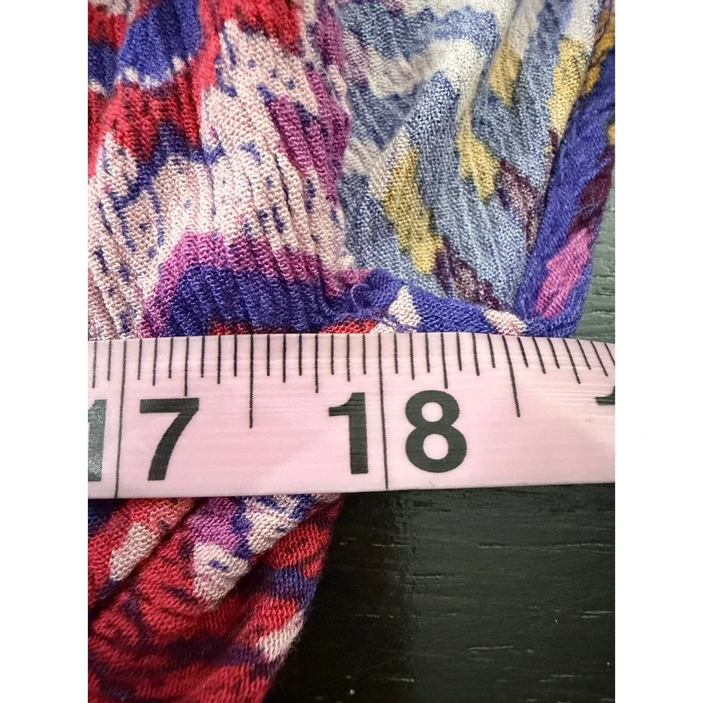 Free People Romper Womens XS Multicolor Ikat Print Boho Festival Rayon Playsuit